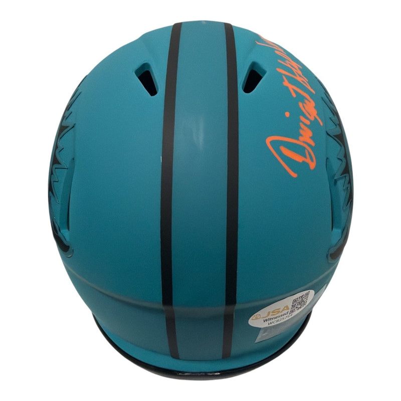 Dwight Stephenson Signed Dolphins Rave Mini Helmet w/ HOF 98 JSA Witness COA