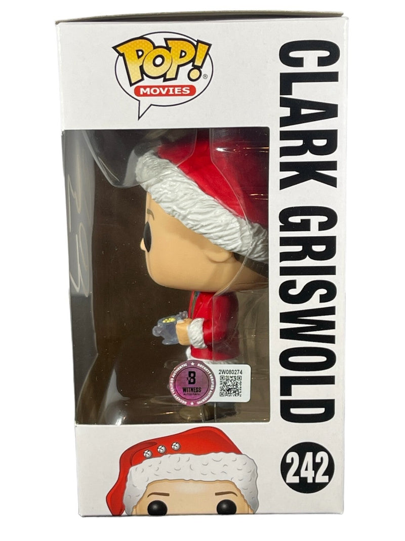 Chevy Chase Signed Auto Clark Griswold Christmas Vacation Funko Pop #242 BAS COA