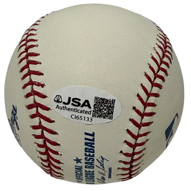 Dale Murphy Signed Autographed ROMLB Baseball w/ NL MVP 82 83 JSA COA Braves