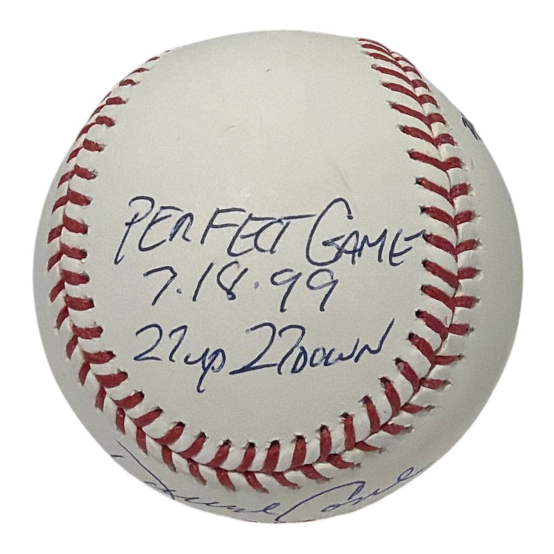 David Cone Signed Autographed ROMLB Baseball w/ 2x Insc PSA COA NY Yankees