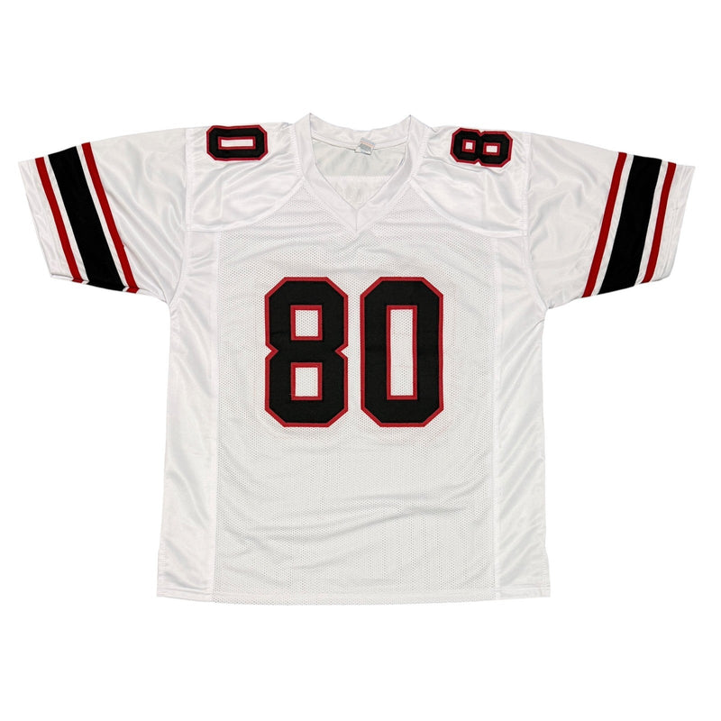 Andre Rison Signed Atlanta Falcons Custom Jersey w/ Bad Moon JSA Witness COA