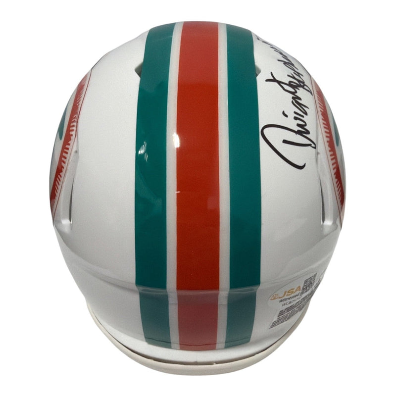 Dwight Stephenson Signed Dolphins TB Mini Helmet w/ HOF 98 JSA Witness COA