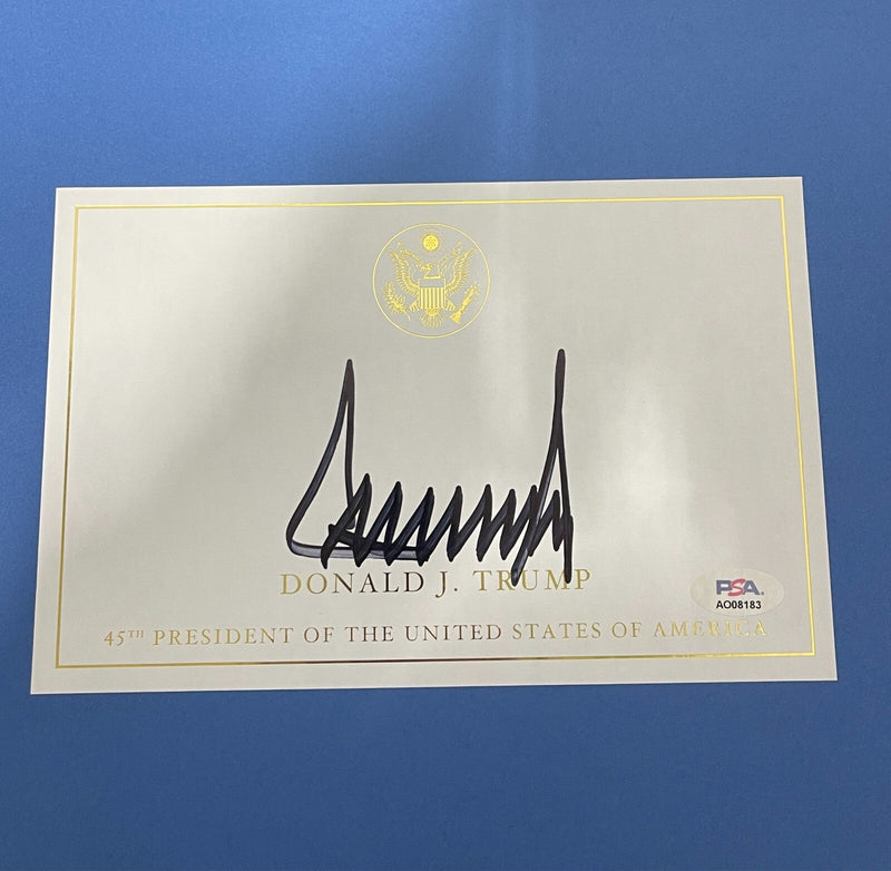 President Donald J. Trump Signed Autographed Save America Hardcover Book PSA COA