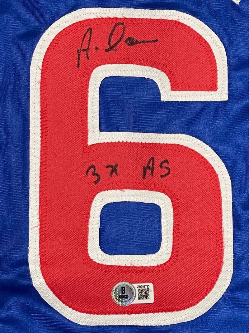 Aramis Ramirez Signed Chicago Cubs Custom Jersey w 3x AS Beckett Witness BAS COA