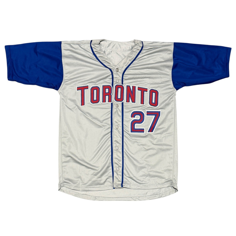 Frank Catalanotto Signed Toronto Blue Jays Custom Jersey JSA Witness COA