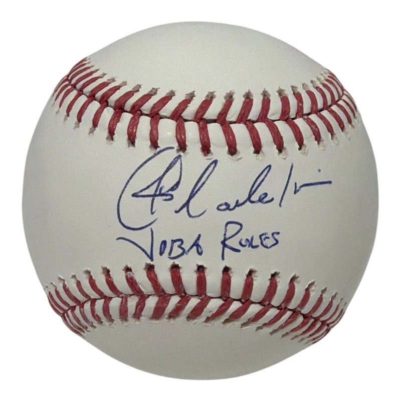 Joba Chamberlain Signed Autographed ROMLB Baseball w/ Joba Rules JSA Witness COA