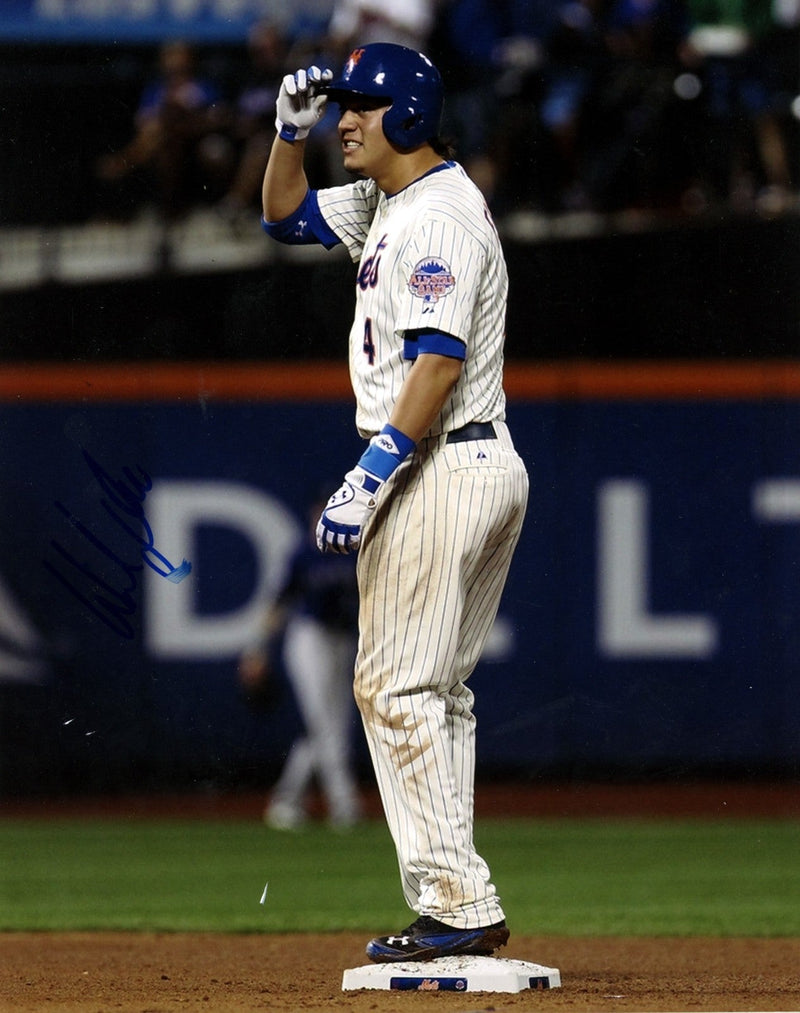 Wilmer Flores Signed Autographed New York Mets 8x10 Photo LSCM COA