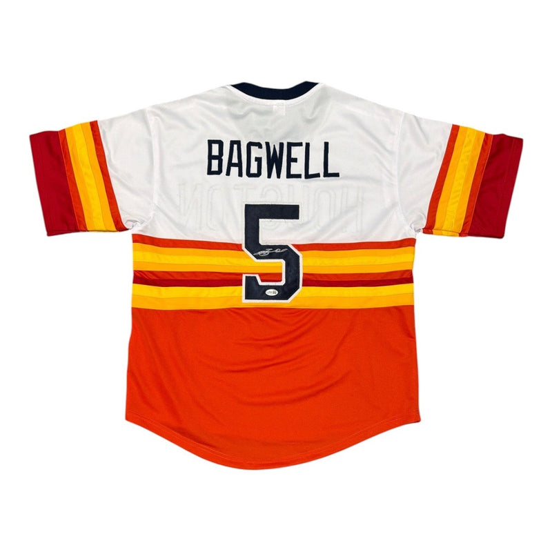 Jeff Bagwell Signed Autographed Houston Astros Custom Jersey JSA COA