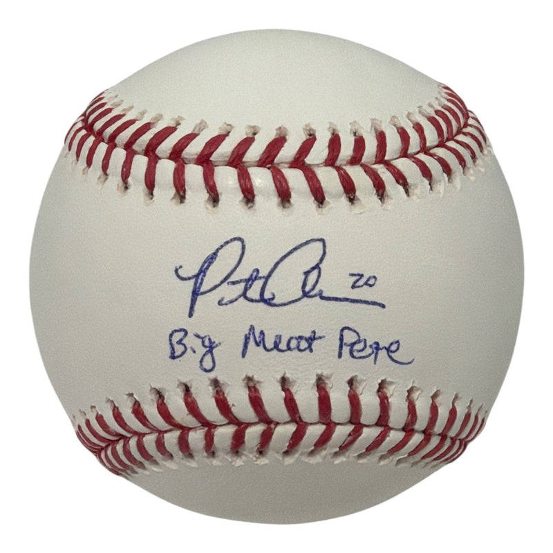 Pete Alonso Signed Autographed ROMLB Baseball w/ Big Meat Pete Insc FANATICS COA