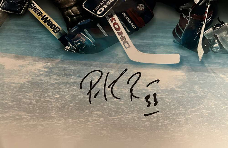 Patrick Roy Signed Auto 36x15 Photo "Art of the Save" 59/100 Upper Deck UDA COA