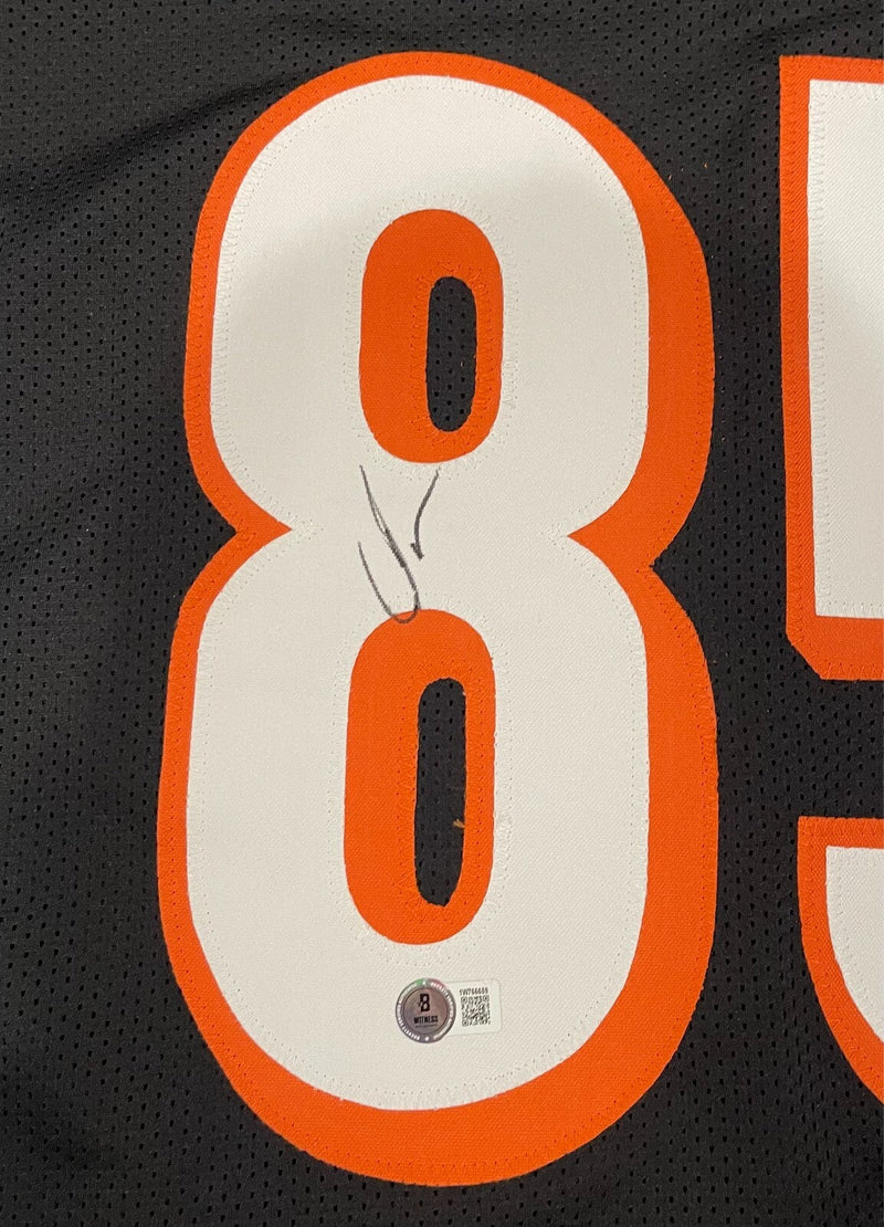 Chad Johnson Signed Cincinnati Bengals Custom Jersey Beckett Witness BAS COA