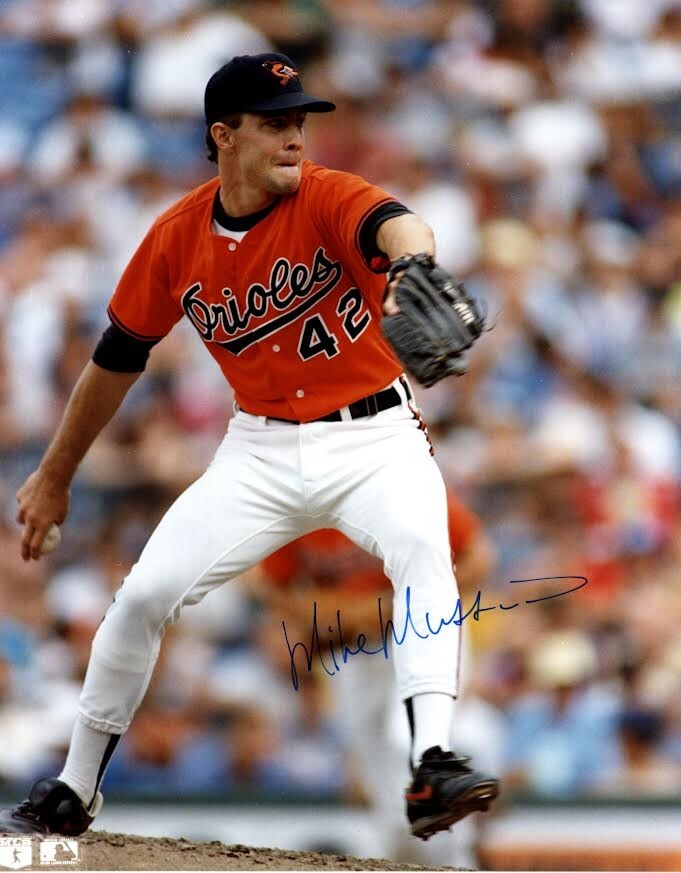 Mike Mussina Signed Autographed Baltimore Orioles 8x10 Photo LSCM COA