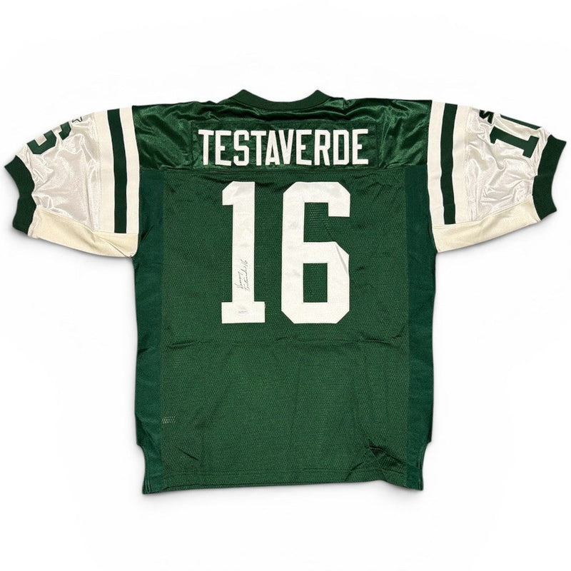 Vinny Testaverde Signed New York Jets Starter Authentic Jersey JSA COA