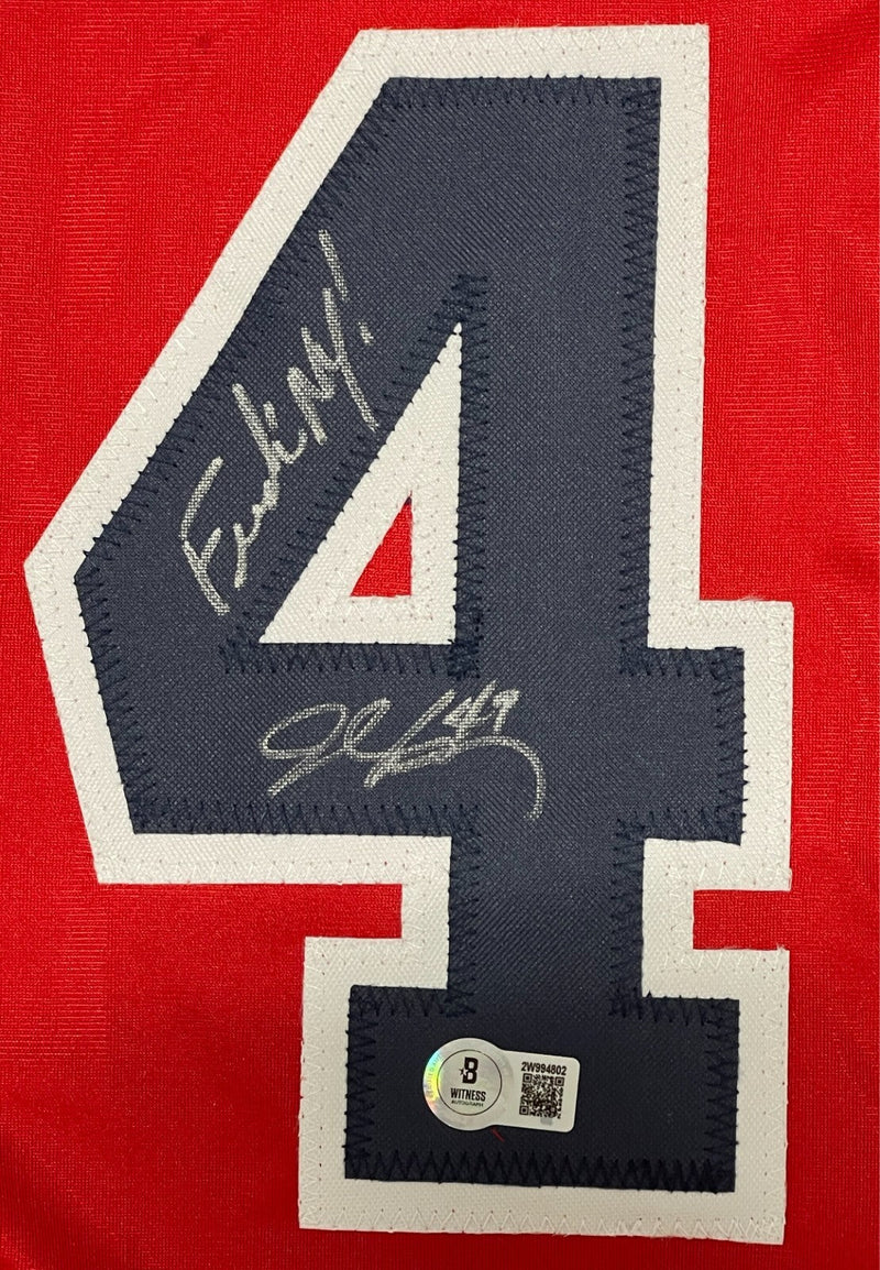 John Rocker Signed Braves Custom Jersey w/ F**K NY Beckett Witness BAS COA