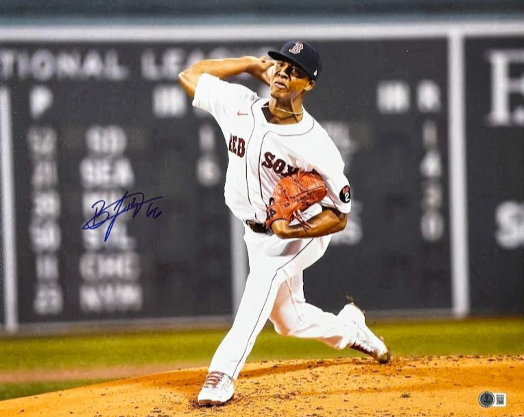Brayan Bello Signed Autographed 16x20 Photo Beckett Witness BAS COA Red Sox #3