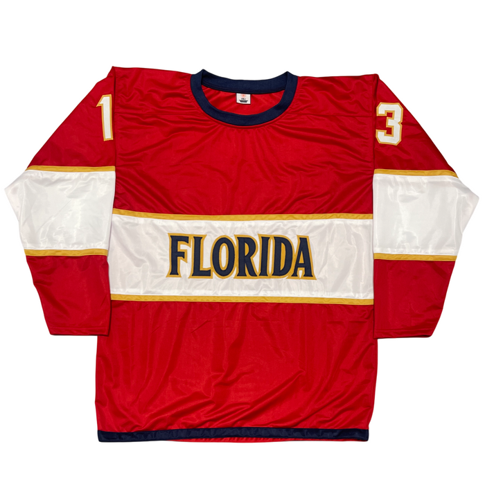 Sam Reinhart Signed Autographed Florida Panthers Custom Red Jersey JSA COA