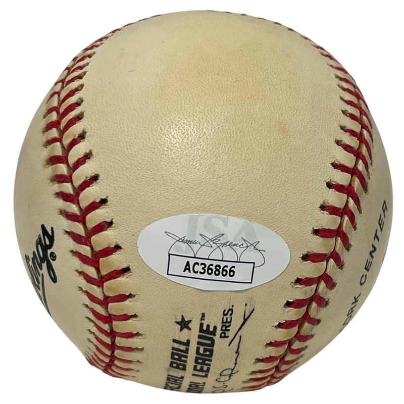 Mike Piazza Signed Rawlings National League Baseball New York Mets JSA COA C