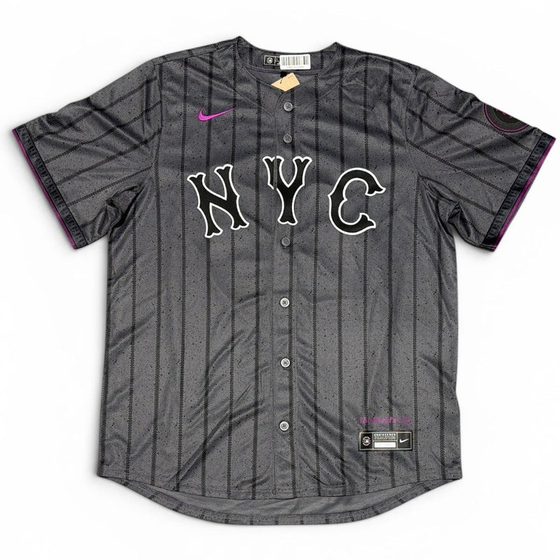 Nolan McLean Signed New York Mets City Connect Nike Jersey FANATICS COA