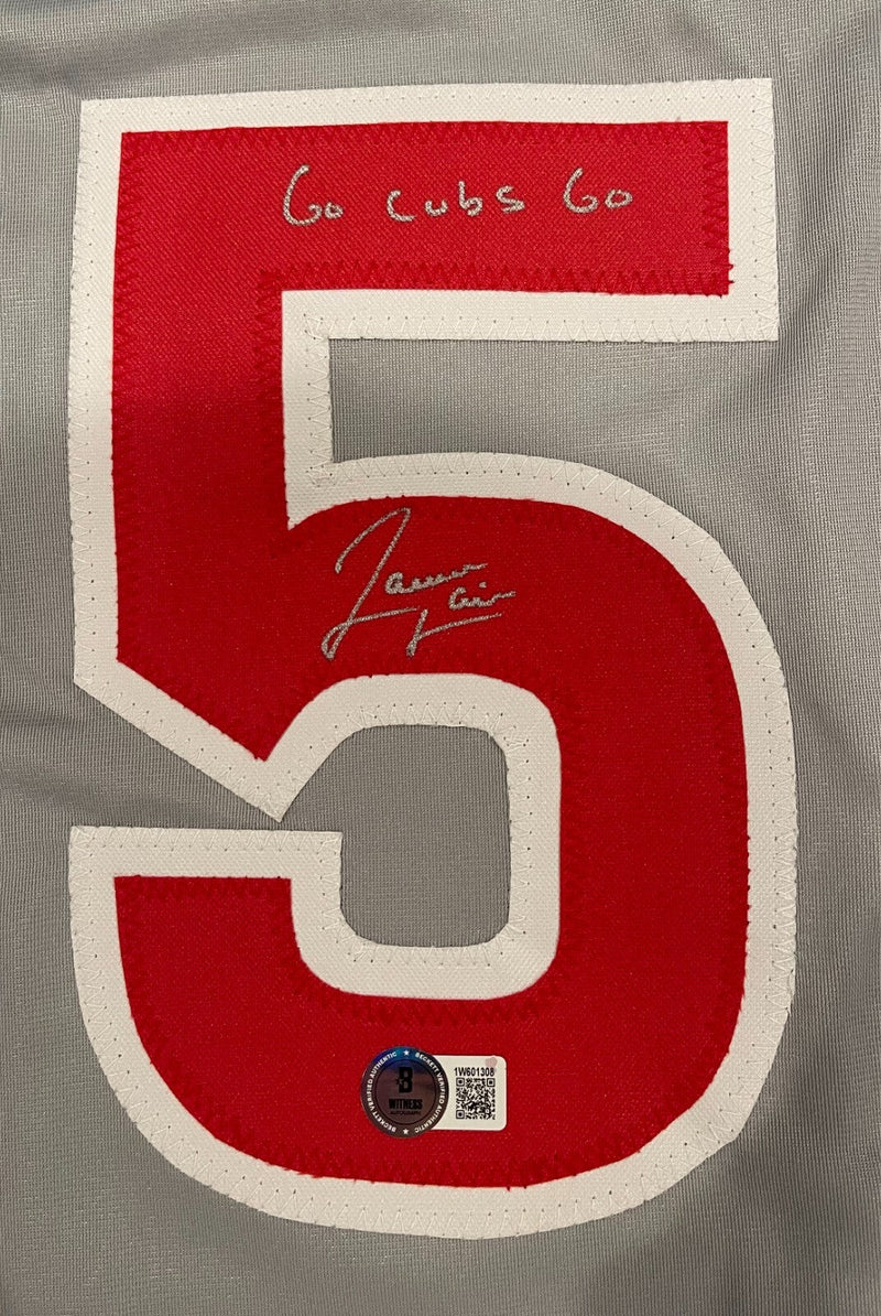 Jameson Taillon Signed Chicago Cubs Custom Jersey w Go Cubs Go Beckett W BAS COA