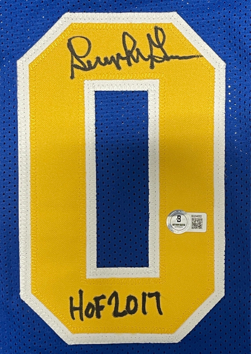 George McGinnis Signed Pacers Custom Jersey w/ HOF 2017 Beckett BAS COA