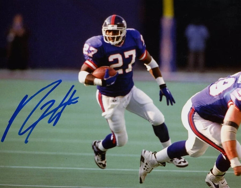 Rodney Hampton Signed Autographed New York Giants 8x10 Photo LSCM COA #3