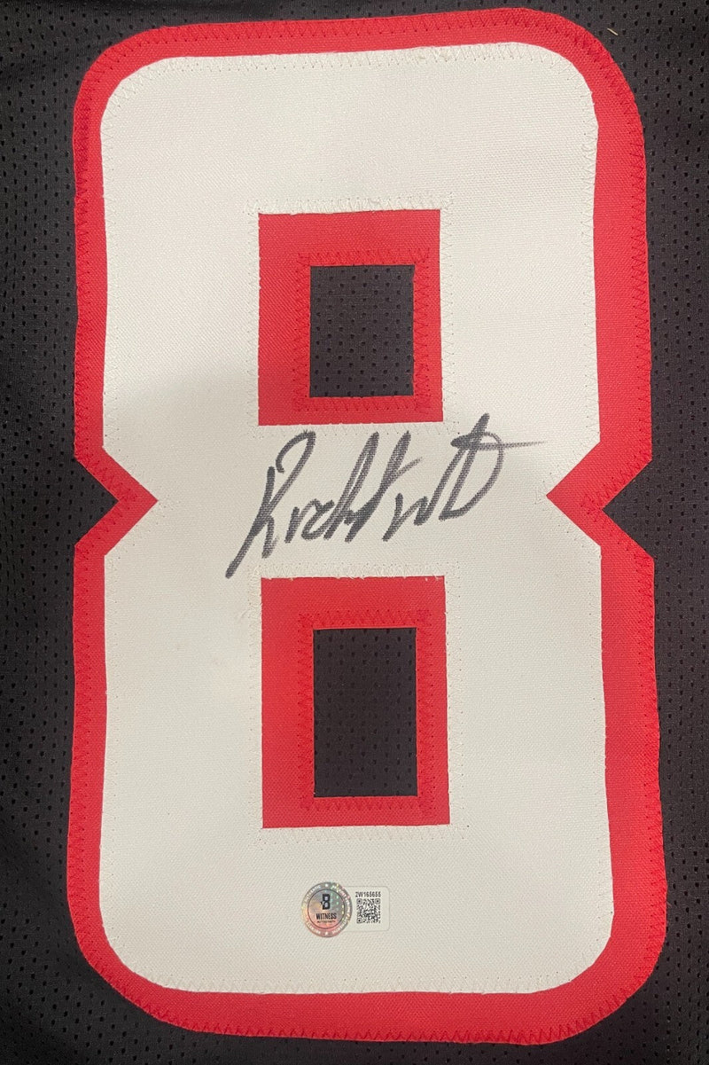 Roddy White Signed Atlanta Falcons Custom Jersey Beckett Witness BAS COA