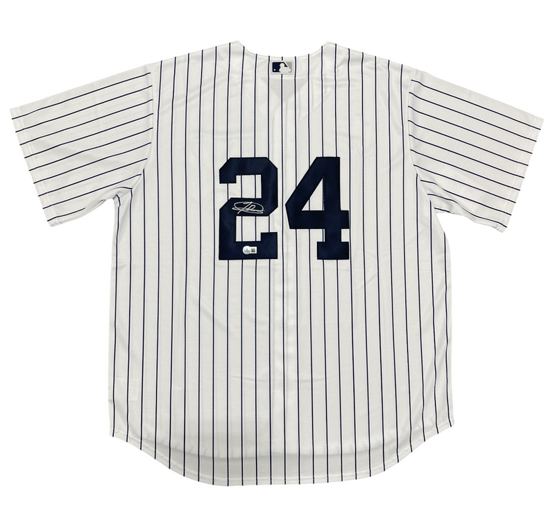 Jasson Dominguez Signed New York Yankees Nike Jersey Beckett Witness BAS COA