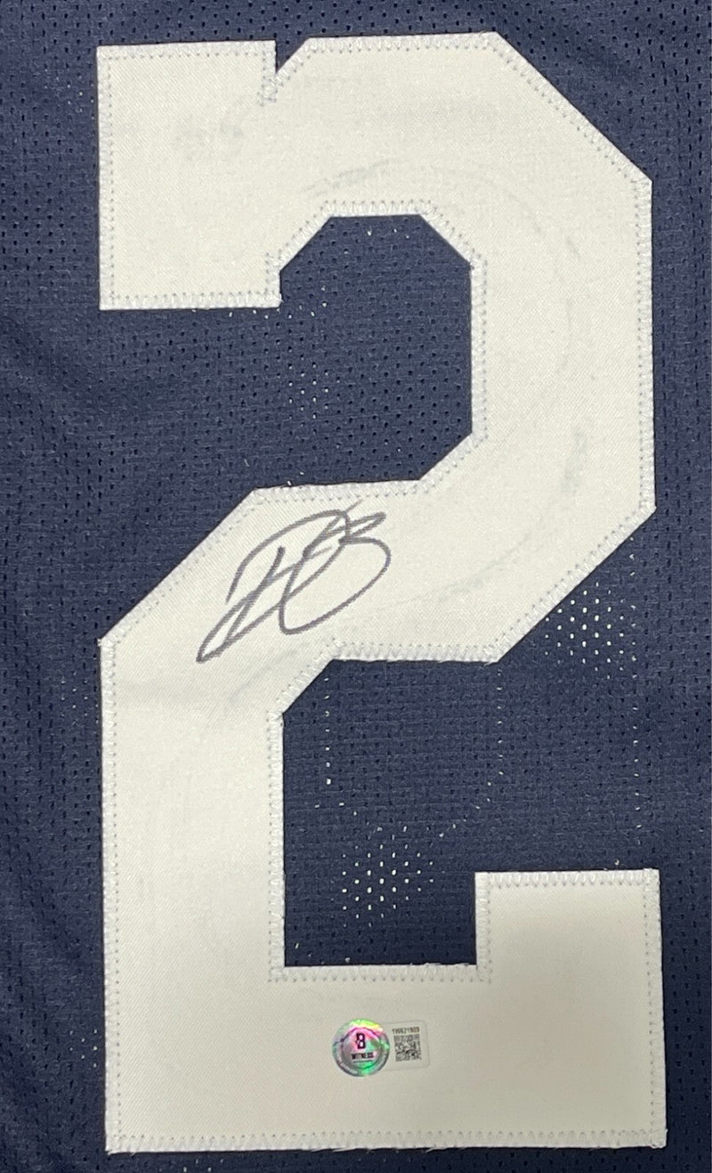 DaRon Bland Signed Auto Dallas Cowboys Custom TB Jersey Beckett Wit BAS COA