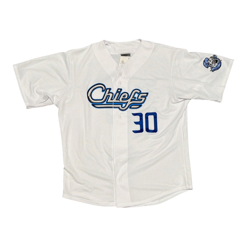 Adam Lind Signed Syracuse SkyChiefs Authentic Jersey JSA COA Toronto Blue Jays