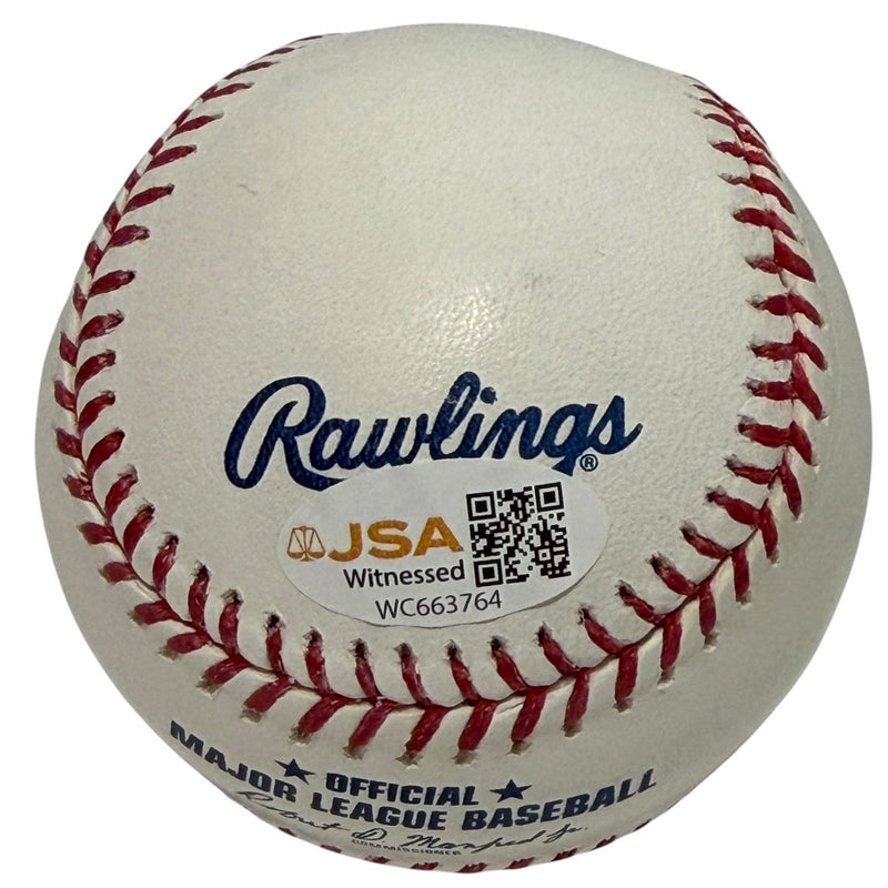 Omar Vizquel Signed Autographed ROMLB Baseball w/ 3x Insc JSA Witness COA