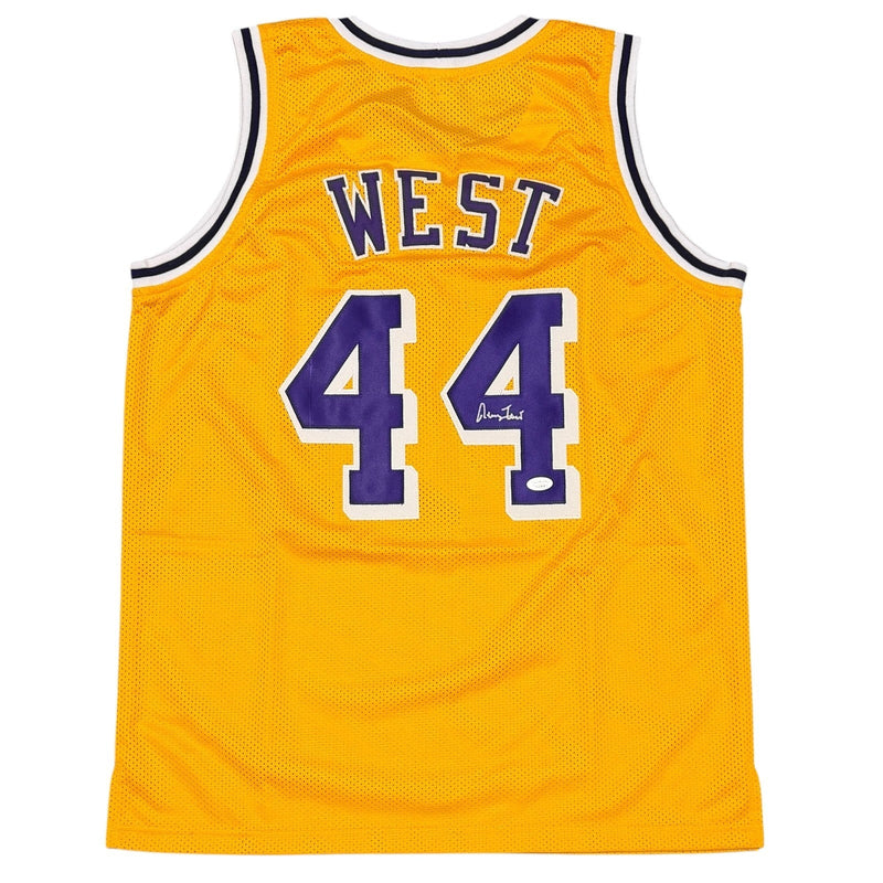 Jerry West Signed Autographed Los Angeles Lakers Custom Jersey JSA Witness COA