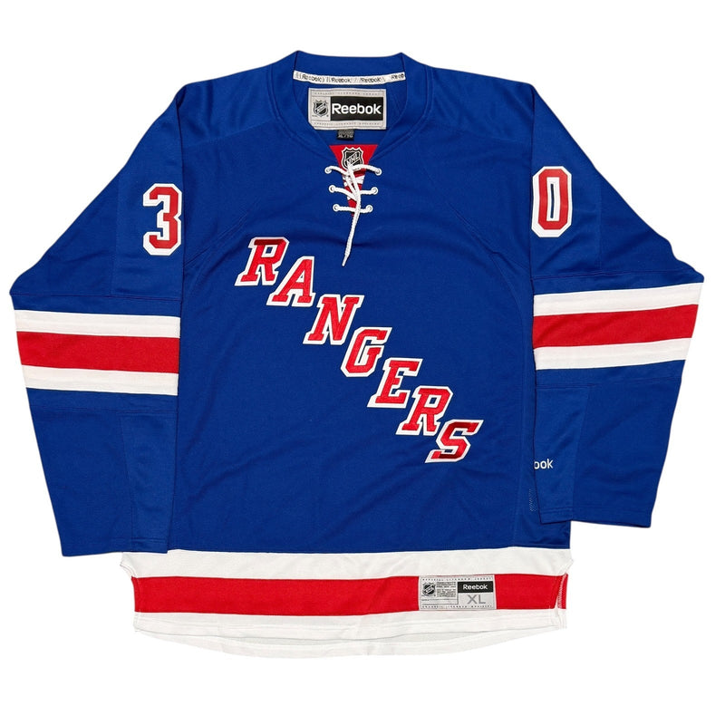 Henrik Lundqvist Signed New York Rangers Blue Reebok Jersey FANATICS COA
