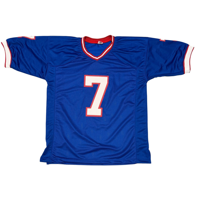 Doug Flutie Signed Autographed Buffalo Bills Custom Jersey JSA Witness COA