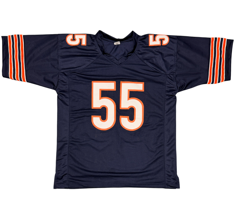Lance Briggs Signed Autographed Chicago Bears Custom Jersey JSA Witness COA