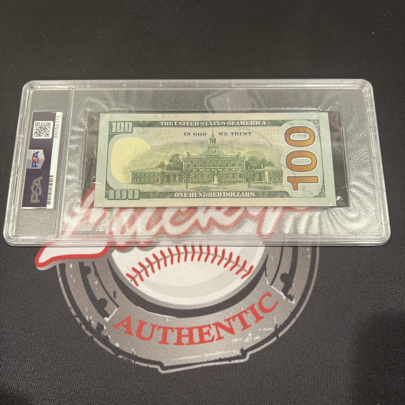 Floyd Mayweather Jr Signed $100 Bill US Currency x4 Inscriptions PSA 10 Auto I