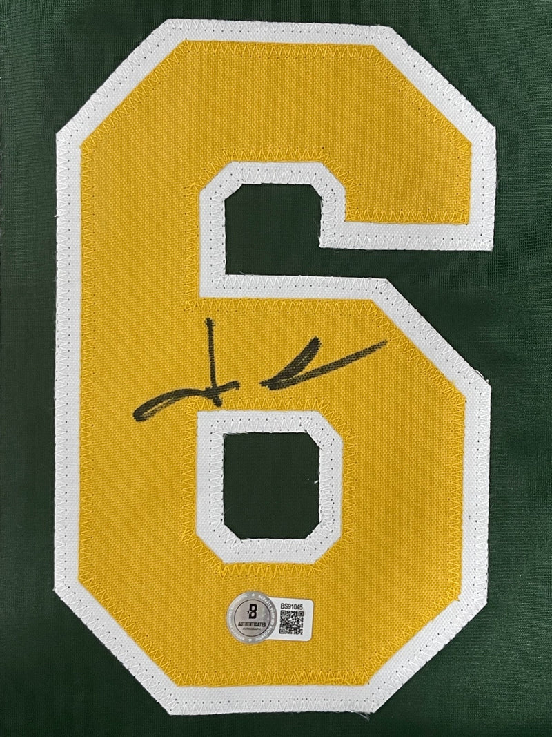 Jason Giambi Signed Autographed Oakland Athletics Custom Jersey Beckett BAS COA