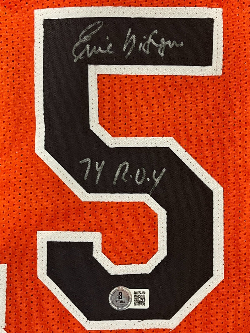 Ernie DiGregorio Signed Buffalo Braves Custom Jersey w/ 74 ROY Beckett BAS W COA