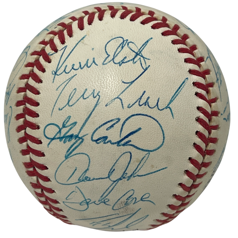 1988 New York Mets Team Signed Autograph ONL National League Baseball JSA LOA C