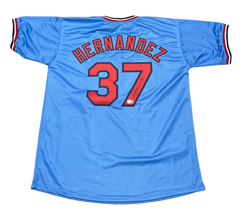 Keith Hernandez Signed St Louis Cardinals Custom Jersey Beckett Witness BAS COA