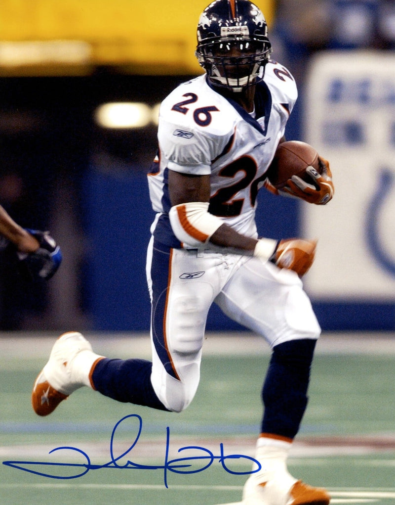 Clinton Portis Signed Autographed Denver Broncos 8x10 Photo LSCM COA #1