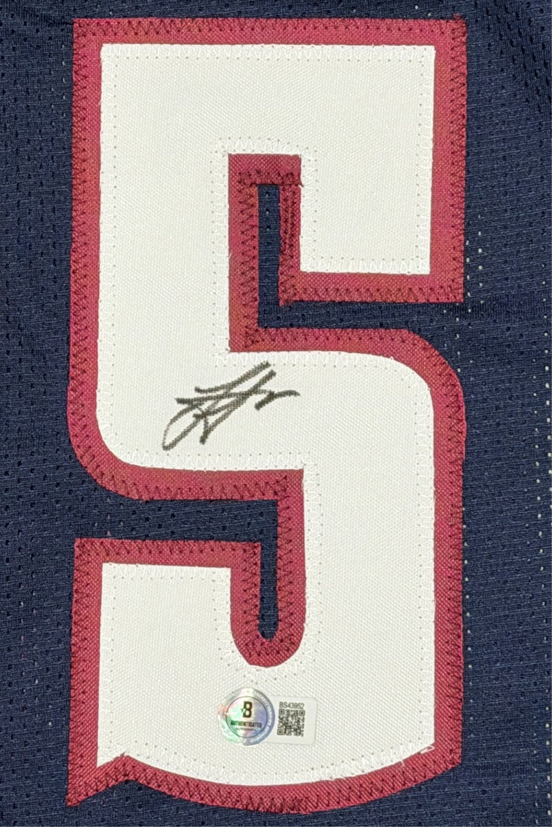 Nikola Jokic Signed Autographed Denver Nuggets Custom Jersey Beckett BAS COA