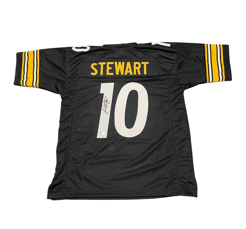 Kordell Stewart Signed Pittsburgh Steelers Custom Jersey Beckett Witness BAS COA
