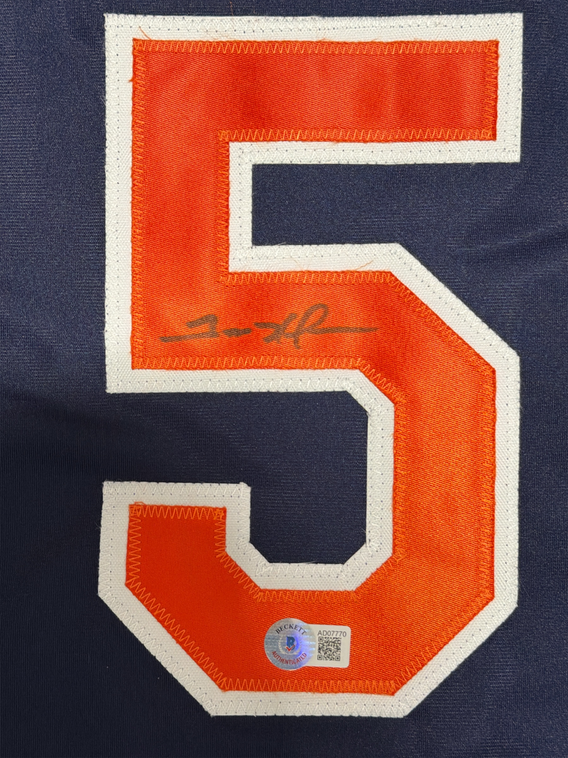 Trevor Hoffman Signed Autographed San Diego Padres Custom Jersey Beckett BAS COA