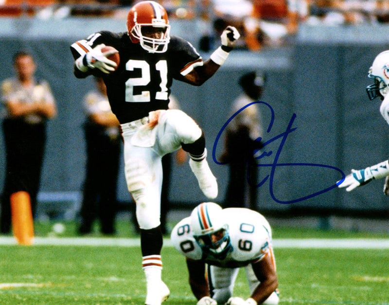 Eric Metcalf Signed Autographed Cleveland Browns 8x10 Photo LSCM COA #2