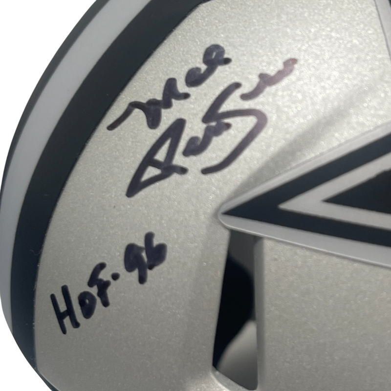 Mel Renfro Signed Cowboys Rave Mini Helmet w/ HOF 96 Beckett Witness BAS COA
