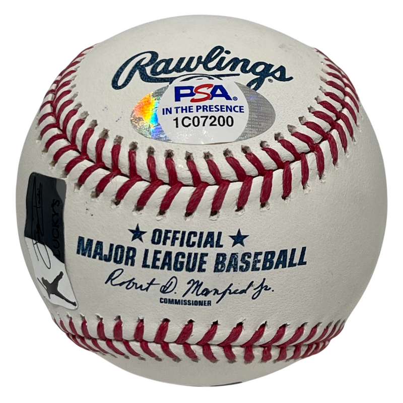 Jonathan India Full Name Signed ROMLB Baseball 2021 NL ROY PSA ITP HOLO COA