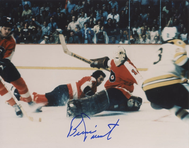 Bernie Parent Signed Autographed Philadelphia Flyers 8x10 Photo LSCM COA #2