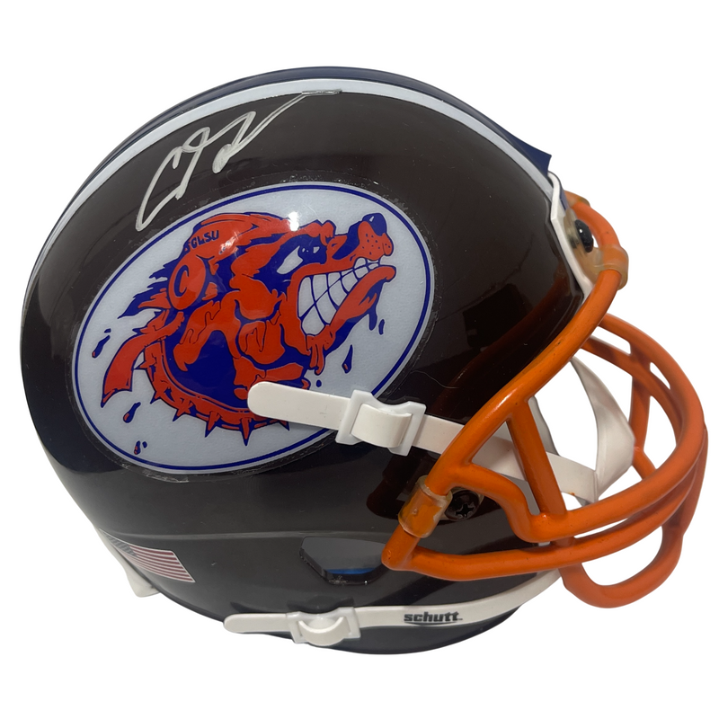 Adam Sandler Signed Autographed Waterboy Mud Dogs Mini Helmet JSA COA