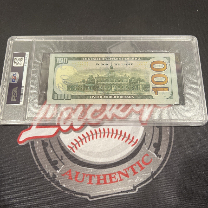 Floyd Mayweather Jr Signed $100 Bill US Currency x4 Inscriptions PSA 10 Auto K