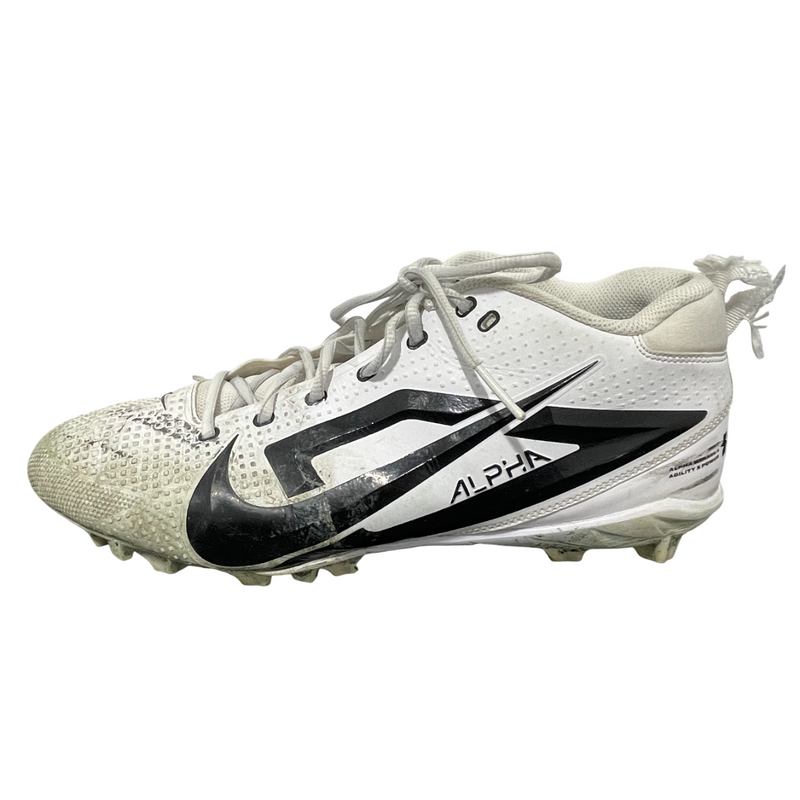 Jamien Sherwood Signed 2024 Game Used Football Cleats (PAIR) Beckett Wit BAS COA